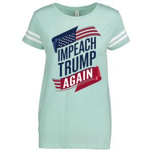 Impeach Trump 2024 Democrat Elections Impeach Trump Again Enza Ladies Jersey Football T-Shirt