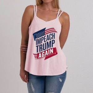 Impeach Trump 2024 Democrat Elections Impeach Trump Again Women's Strappy Tank