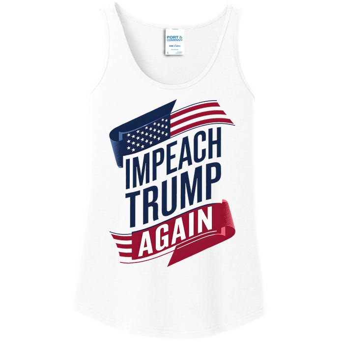 Impeach Trump 2024 Democrat Elections Impeach Trump Again Ladies Essential Tank