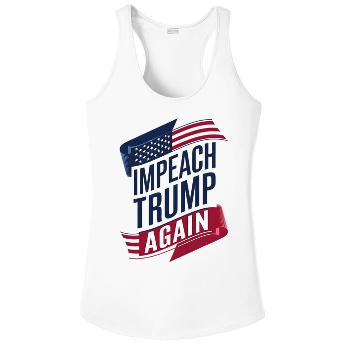 Impeach Trump 2024 Democrat Elections Impeach Trump Again Ladies PosiCharge Competitor Racerback Tank