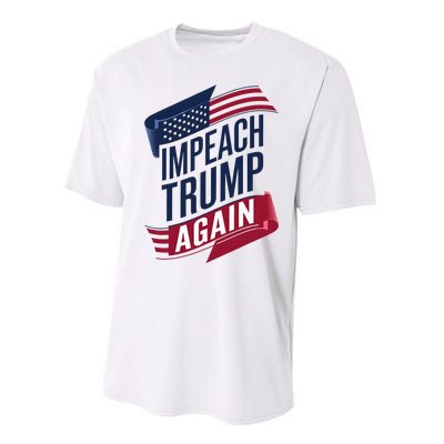 Impeach Trump 2024 Democrat Elections Impeach Trump Again Performance Sprint T-Shirt