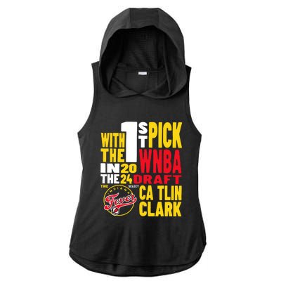 In The 2024 Gildan Ladies PosiCharge Tri-Blend Wicking Draft Hoodie Tank