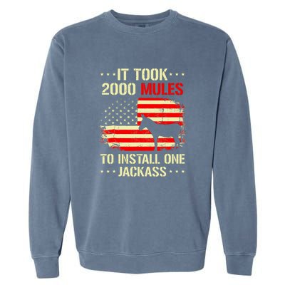 It Took 2000 Mules To Install One Jackass Garment-Dyed Sweatshirt