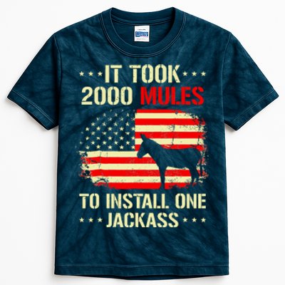 It Took 2000 Mules To Install One Jackass Kids Tie-Dye T-Shirt