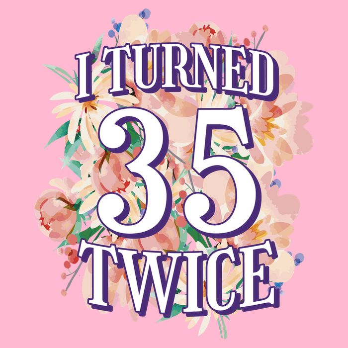 I Turned 35 Twice 70th Birthday Gift Premium T-Shirt
