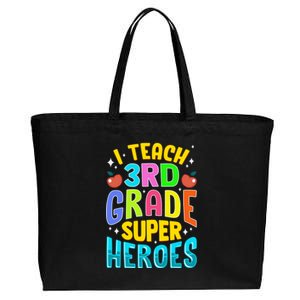 I Teach 3Rd Grade Superheroes Third Grade Teacher Great Gift Cotton Canvas Jumbo Tote