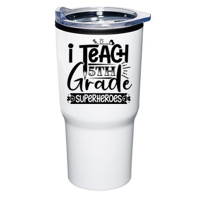I Teach 5th Grade Superheroes Tumbler