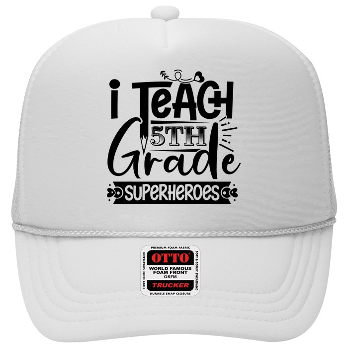 I Teach 5th Grade Superheroes Hat
