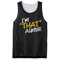 I'm That Auntie Funny Best Aunt Tee Mesh Reversible Basketball Jersey Tank