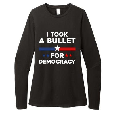 I Took A Bullet For Democracy Womens CVC Long Sleeve Shirt