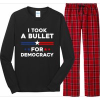 I Took A Bullet For Democracy Long Sleeve Pajama Set