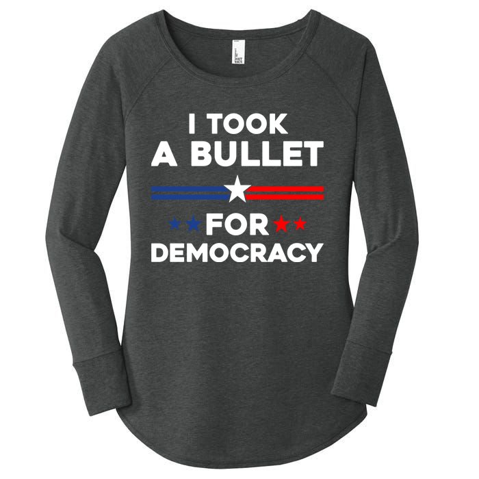 I Took A Bullet For Democracy Women's Perfect Tri Tunic Long Sleeve Shirt