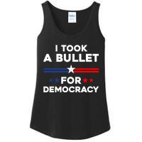 I Took A Bullet For Democracy Ladies Essential Tank