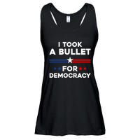 I Took A Bullet For Democracy Ladies Essential Flowy Tank