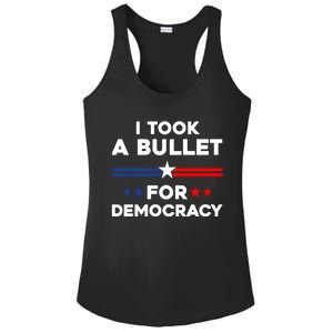 I Took A Bullet For Democracy Ladies PosiCharge Competitor Racerback Tank