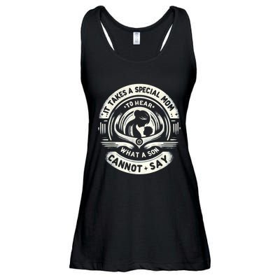 It Takes A Special Mom To Hear Autism What A Son Cannot Say Ladies Essential Flowy Tank
