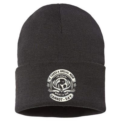 It Takes A Special Mom To Hear Autism What A Son Cannot Say Sustainable Knit Beanie