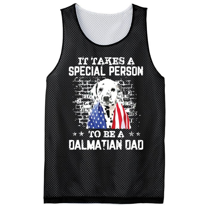 It Takes A Special Person To Be A Dalmatian Dad Mesh Reversible Basketball Jersey Tank