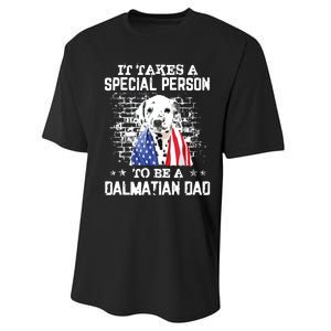 It Takes A Special Person To Be A Dalmatian Dad Performance Sprint T-Shirt