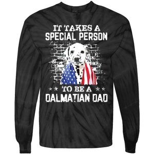 It Takes A Special Person To Be A Dalmatian Dad Tie-Dye Long Sleeve Shirt