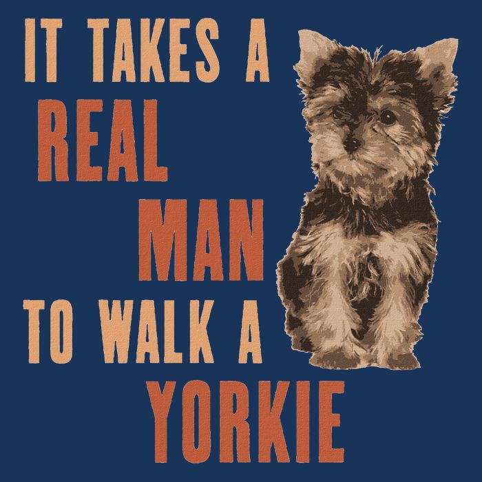 It Takes A Real Man To Walk A Yorkie Funny Dog Lover Infant Baby Jersey Bodysuit