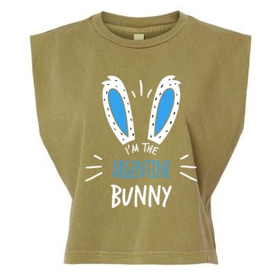 I'm The Argentine Bunny Ears Argentina Easter Sunday Gift Garment-Dyed Women's Muscle Tee