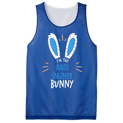 I'm The Audio Engineer Bunny Ears Easter Sunday Gift Mesh Reversible Basketball Jersey Tank