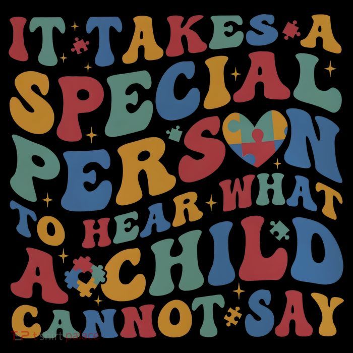 It Takes A Special Person To Hear What A Child Cannot Say Flexfit Unipanel Trucker Cap