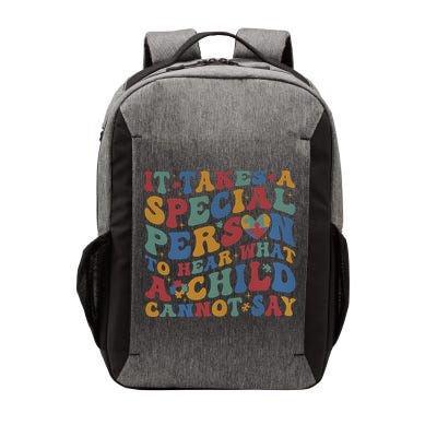 It Takes A Special Person To Hear What A Child Cannot Say Vector Backpack