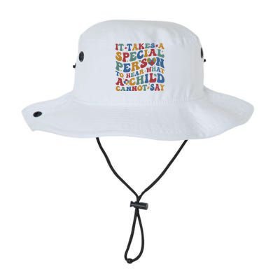 It Takes A Special Person To Hear What A Child Cannot Say Bucket Hat