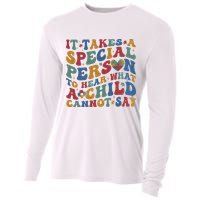 It Takes A Special Person To Hear What A Child Cannot Say Cooling Performance Long Sleeve Crew