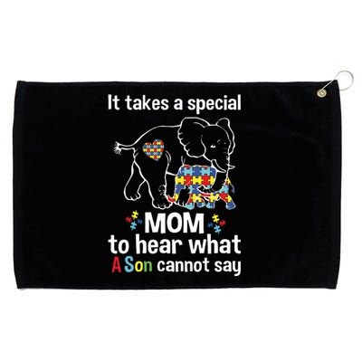 It Takes A Special Mom To Hear What A Son Cannot Say Grommeted Golf Towel