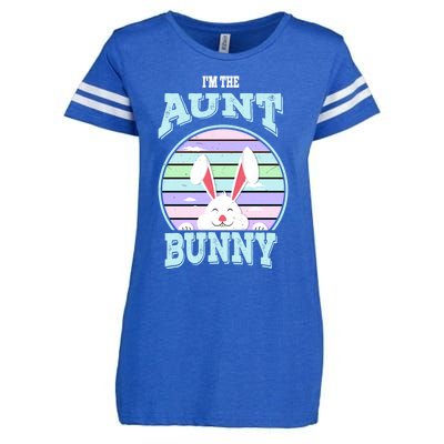 I'm The Aunt Bunny Matching Family Easter Sunday Gift Enza Ladies Jersey Football T-Shirt