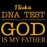 I Took A DNA Test And God Is My Father 16 in Basic Backpack