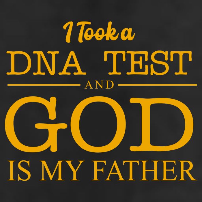 I Took A DNA Test And God Is My Father Golf Towel