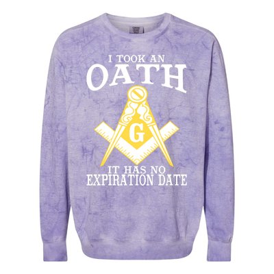 It Took An Oath Freemason Masonic Master Masons Freemasonry Colorblast Crewneck Sweatshirt