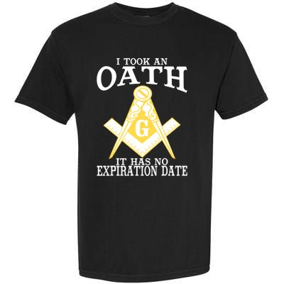 It Took An Oath Freemason Masonic Master Masons Freemasonry Garment-Dyed Heavyweight T-Shirt