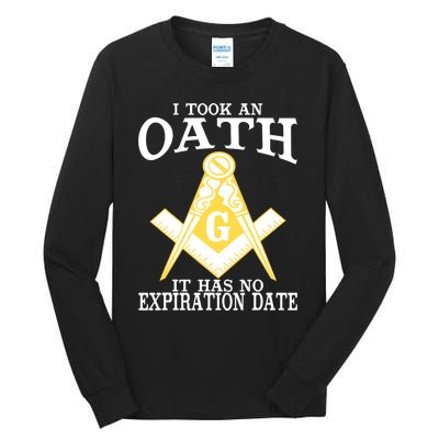 It Took An Oath Freemason Masonic Master Masons Freemasonry Tall Long Sleeve T-Shirt