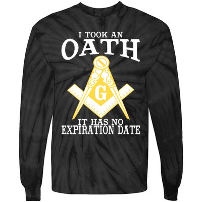 It Took An Oath Freemason Masonic Master Masons Freemasonry Tie-Dye Long Sleeve Shirt