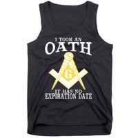 It Took An Oath Freemason Masonic Master Masons Freemasonry Tank Top