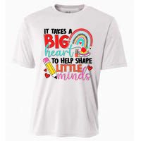 It Takes A Big Heart To Help Shape Little Minds Cooling Performance Crew T-Shirt