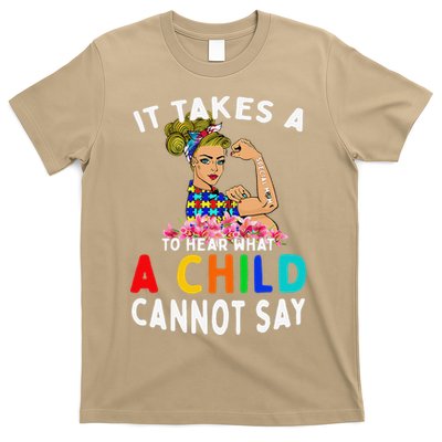 It Takes A Special Mom To Hear A Child Autism Awareness Gift T-Shirt