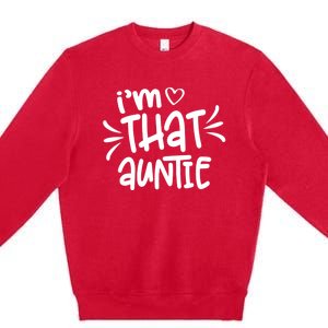 I'm That Auntie Premium Crewneck Sweatshirt