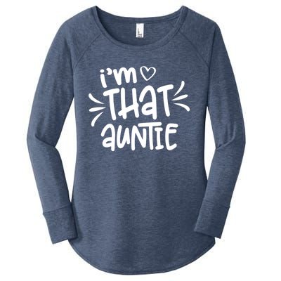 I'm That Auntie Women's Perfect Tri Tunic Long Sleeve Shirt