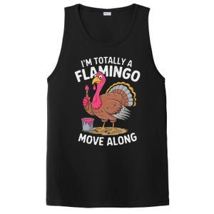 IM Totally A Flamingo Move Along Funny Thanksgiving Turkey PosiCharge Competitor Tank