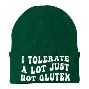 I Tolerate A Lot Just Not Gluten Knit Cap Winter Beanie