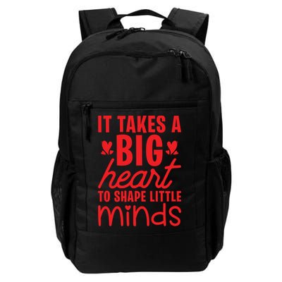It Takes A Big Heart To Shape Little Minds Teacher Valentine Gift Backpack