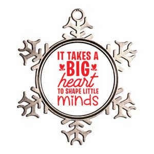 It Takes A Big Heart To Shape Little Minds Teacher Valentine Gift Metallic Star Ornament