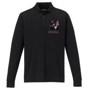 I Took A Bullet For Democracy Expresident Saying Election Performance Long Sleeve Polo