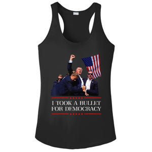 I Took A Bullet For Democracy Expresident Saying Election Ladies PosiCharge Competitor Racerback Tank